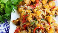 Potato Hash with Bell Peppers and Onions