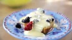 Pound Cake with Limoncello Zabaglione