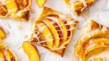 Puff Pastry Peach Tarts