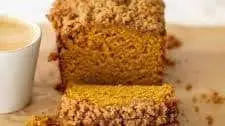 Pumpkin Bread with Chai Streusel