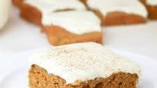 Pumpkin Spice Bars with Cream Cheese Frosting