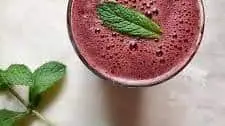 Purple Pick-Me-Up Immunity Boosting Elderberry Smoothie