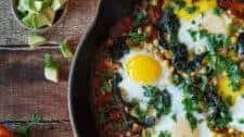 Quick and Easy Baked Huevos Rancheros