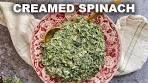 Quick & Easy Creamed Spinach Recipe