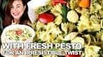 Quick-Fix Pesto Pasta Salad With Fresh Mozzarella, Tomatoes ...