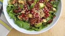 Quinoa and Rocket Salad, with Pomegranate, Avocado and Toasted Pecans