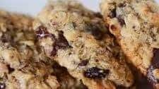 Quinoa Chocolate Chip Oatmeal Granola Cookies