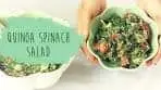 Quinoa Spinach Salad