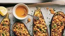 Quinoa Stuffed Eggplant