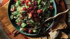 Quinoa Tabbouleh with Pomegranate Seeds