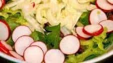 Radish Herb Salad with Tarragon Vinaigrette Dressing