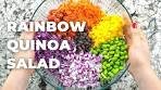 RAINBOW QUINOA SALAD RECIPE |Healthy, Vegan, Gluten ...