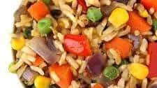 Rainbow Veggie Fried Rice