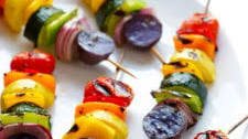 Rainbow Veggie Skewers