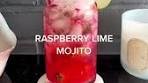Raspberry Lime Mojito 🍓🌿 @Dayna #cocktails #mojito ...