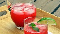 Raspberry Lime Spritzers