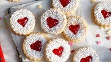 Raspberry Linzer Cookies