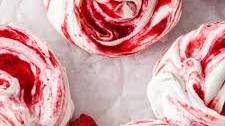 Raspberry Meringues