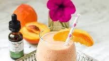 Raspberry Peach Cannabis-Infused Smoothie