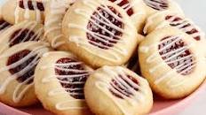 Raspberry Thumbprint Cookies