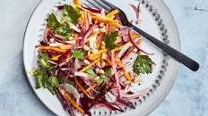 Raw-Beet and Celery-Root Salad