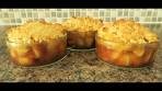 Recette 22: Crumble aux pommes sauce caramel / Caramel ...