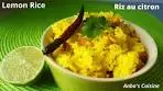 Recette de Riz au Citron | Lemon Rice | facile et rapide à faire ...