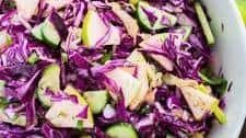 Red Cabbage Salad with Apple