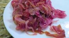 Red Cabbage With Apple and Bacon