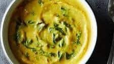 Red Lentil Soup with Beet Greens