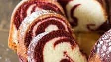 Red Velvet Marble Cake Recipe