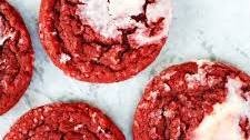 Red Velvet Sugar Cookies