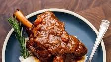 Red Wine Braised Lamb Shanks