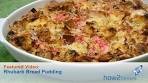 Rhubarb Bread Pudding