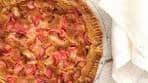 Rhubarb Custard Pie | A creamy custard balances the sweet ...