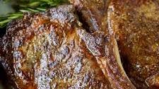 Rib Eye Steak with Garlic Butter