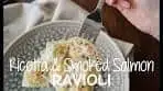 Ricotta and Smoked Salmon Ravioli