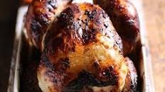 Roast Chicken with a Honey & Clementine Glaze