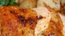 Roast Sticky Chicken-Rotisserie Style