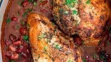 Roast Turkey Breast with Saucy Cranberry Sauce