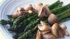 Roasted Asparagus and Mushrooms