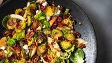 Roasted Brussels Sprouts Salad With Maple-Balsamic Vinaigrette