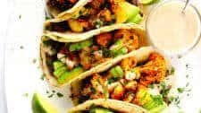 Roasted Cauliflower and Black Bean Tacos