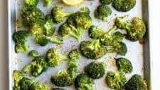 Roasted Garlic Lemon Broccoli