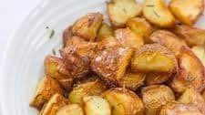 Roasted New Potatoes with Garlic and Rosemary