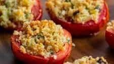 Roasted Stuffed Roma Tomatoes