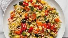 Roasted Vegetable Lemon Tahini Couscous