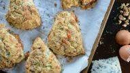 Rosemary Blue Cheese Scones with Walnuts & Pancetta