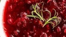 Rosemary Cranberry Sauce with Orange