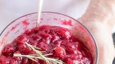 Rosemary-Infused Cranberry Sauce